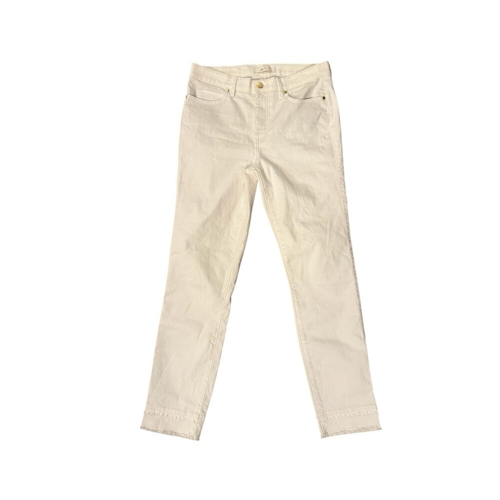 Lilly Pulitzer South Ocean‎ High Rise Stretch Pants Resort White Size 8